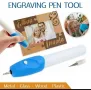 Уред машинка писалка за гравиране EZ Engraver гравираща стъкло метал дърво пластмаса, снимка 8