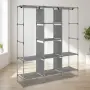 Текстилен гардероб 130×175 см – 8 рафта, 5 цвята, снимка 4