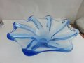 Кристална купа фруктиера чиния кобалт , снимка 5