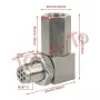 Емулатор за Ламбда Сонда С Керамичен Филтър M18x1.5 Права и Г-Образна Lambda O2 Sensor Spacer, снимка 12