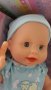 Бебе с много функции и батерии, плаче, храни се с шише,смее се,може да движи само ръце и крака , снимка 1