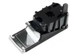 Дръжка за отваряне на жабка AUDI A4 B6 2000-2004, A4 B7 2004-2008, черна, с отвор за ключ,, снимка 7