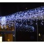 LED лампички за коледна украса-3 метра,цвят бяло/LED завеса-3 метра, снимка 3