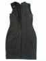 Много ефектна маркова черна рокля ЕКСПЛОЗИЯ-кожа и стегнато трико,елегантна, изкл.впечатляваща , снимка 13