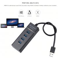 4 порта USB HUB 3.0-USB Адаптер-USB Разклонител-зарядно , снимка 4 - Лаптоп аксесоари - 29721371