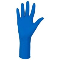 2000053495 Латексови ръкавици за еднократна употреба без пудра 50броя сини XL 10535, снимка 1 - Други - 36675743