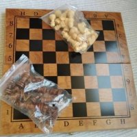 Комплект 3 в 1 шах табла и дама, снимка 4 - Образователни игри - 39224396