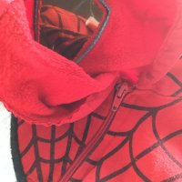 Детско поларени яке с качулка SpiderMan , размер 152, снимка 3 - Детски якета и елеци - 44146293