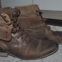 Естествена кожа обувки, снимка 1 - Мъжки боти - 34484804