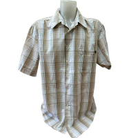 Мъжка риза MARLBORO CLASSICS размер XXXL 3XL бежова райе, снимка 1 - Ризи - 44569383