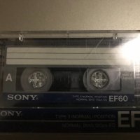 Касетки Sony EF 60 на по един запис, снимка 2 - Декове - 34473300