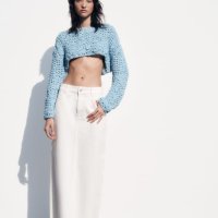Zara -kъса блуза, пуловер, снимка 1 - Блузи с дълъг ръкав и пуловери - 42330405