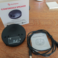 Безжичен конферентен високоговорител Mymanu, Вluetooth и USB-C, снимка 9 - Bluetooth тонколони - 44657645