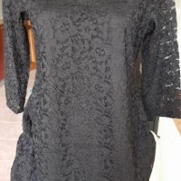 ^Черна рокля дантела, снимка 2 - Рокли - 38414913