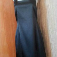 Изискана плътна черна рокля ПРОМОЦИЯ👗🍀M/L,L👗🍀арт.1068, снимка 1 - Рокли - 29856000