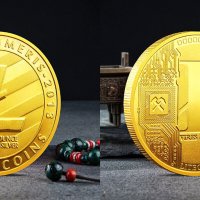 25 Лайткойн монета / 25 Litecoin ( LTC ) - Gold, снимка 1 - Нумизматика и бонистика - 39152792