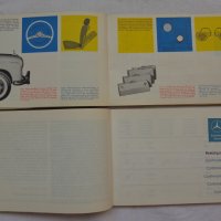 Сервизна книжка на MB 180, модели 1960-61 година употребявана, снимка 5 - Специализирана литература - 36999571