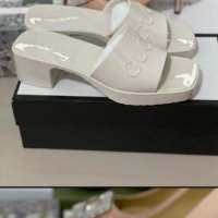 Gucci rubber sandals. , снимка 1 - Дамски обувки на ток - 40019986