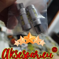 2 бр. Автомобилна LED крушка T10 W5W 5W5 194 Сигнална светлина 12V 5630 10SMD 7000K Бяла автомобилна, снимка 8 - Аксесоари и консумативи - 42270373