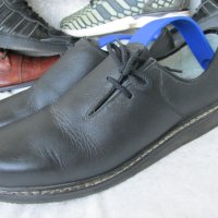 КАТО НОВИ 43 - 44, Vintage Hiking Shoes, Skywalk original, Black Leather, Bavarian, Das Beste, Mens, снимка 2 - Ежедневни обувки - 37606098