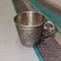 Уникална Сребърна чаша 1897г (19век), снимка 1 - Колекции - 36642244