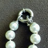 Гривна с перли и сребро, снимка 2 - Гривни - 30885570