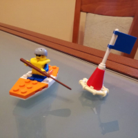 Конструктор Лего - Lego Town 5621 - Каяк на бреговата охрана, снимка 1 - Конструктори - 36485294