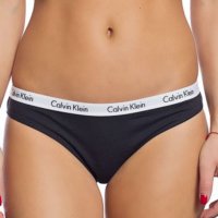Calvin Klein S-M-Памучни черни бикини , снимка 4 - Бельо - 42787962