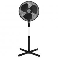 Вентилатор на стойка ECG FS 40a Black, 50W, 40см, Черен, снимка 1 - Вентилатори - 37662222