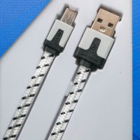 Grundig Charge & Sync 2m Cable ,кабел за зареждане Android Micro USB , снимка 3 - USB кабели - 33720793