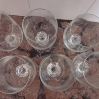 6 броя кристални чаши за 25лв, снимка 1 - Чаши - 44226042