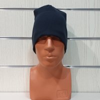 Нова зимна шапка в тъмносин цвят с индиго оттенък, снимка 3 - Шапки - 32047400
