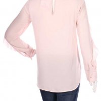 Розова блуза за мини дами , снимка 3 - Блузи с дълъг ръкав и пуловери - 30274384