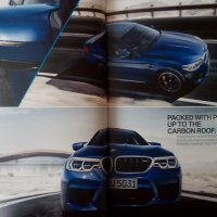 Предлагам списание брошура книга каталог за автомобил BMW M5 от 2019 г., снимка 6 - Други ценни предмети - 23870257
