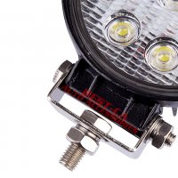 LED халоген кръгъл мощност 27W (3W x 9pcs) лед работна лампа подходящ за кола, мотор атв, бус, карав, снимка 6 - Аксесоари и консумативи - 33723702