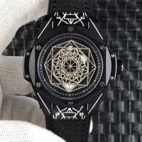 Мъжки часовник Hublot Big Bang Sang Bleu Black с автоматичен механизъм, снимка 1 - Мъжки - 39334368