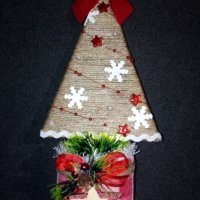 Ръчно изработена Коледна декорация , снимка 10 - Коледни подаръци - 39050606