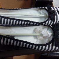 дамски обувки Lacoste laurie striped нови размер  41 външна част текстил , кътрешна естестве, снимка 1 - Сандали - 29173139