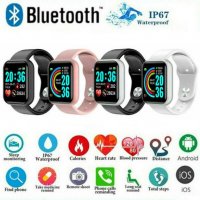 Смарт часовник Bluetooth сърдечен ритъм кръвно налягане фитнес дейност проследяване, снимка 2 - Смарт гривни - 30351955