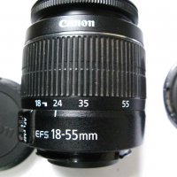 Обектив Canon EF-S 18-55mm III 1:3,5-5,6, снимка 3 - Обективи и филтри - 39671524