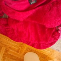 Нова!Детска дантелена рокличка цвят бордо, снимка 7 - Детски рокли и поли - 42852339