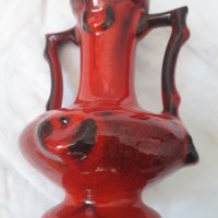 Немска керамична ваза ръчна изработка , снимка 3 - Колекции - 31464427