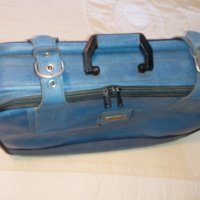 Куфар естествена кожа - Марко Поло син Marco Polo Suitcase, снимка 8 - Куфари - 34495696