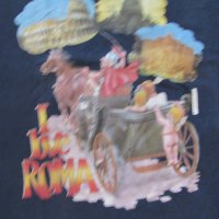 Оригинална мъжка тениска с къс ръкав от Рим с щампа,XL, снимка 3 - Тениски - 34095572