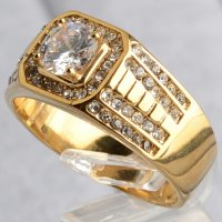 Позлатен пръстен / 6, снимка 1 - Пръстени - 34490761