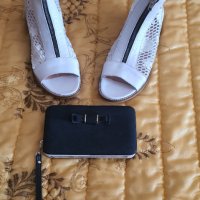 Дамски летни сандали, с подарък протмоне, снимка 5 - Сандали - 34132571
