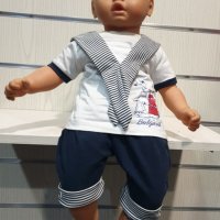 Ново бебешко моряшко комплектче, снимка 3 - Комплекти за бебе - 30325761