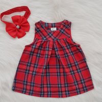 Коледна рокля H&M за новородена госпожица, снимка 6 - Бебешки рокли - 38312387