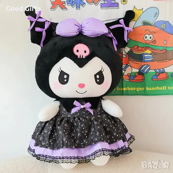 Голяма плюшена играчка Кити Куроми/Hello Kitty Kuromi плюшена играчка, снимка 1