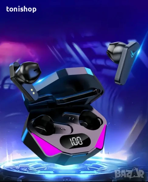 Геймърски блутут слушалки , снимка 1